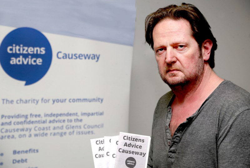 John Campfield, one of the advisors at Citizens Advice Causeway.