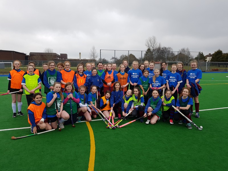Year 8 pupils from Dalriada, Our Lady of Lourdes and Ballymoney High School pictured at Council’s Good Relations ‘Stick & Ball United’ programme which explored the diversity of sport in our area.