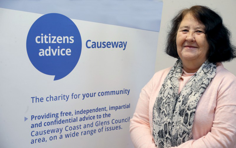Margaret Wilson, one of the advisors at Citizens Advice Causeway.