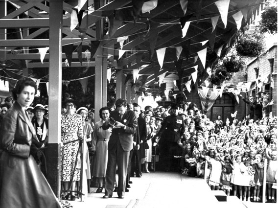 1953, The Queen visits Ballymoney.
