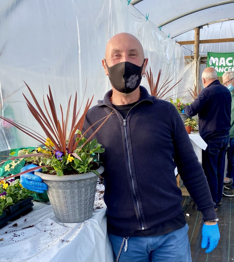 Pictured taking part in the Move More Gardening Group is James Butcher