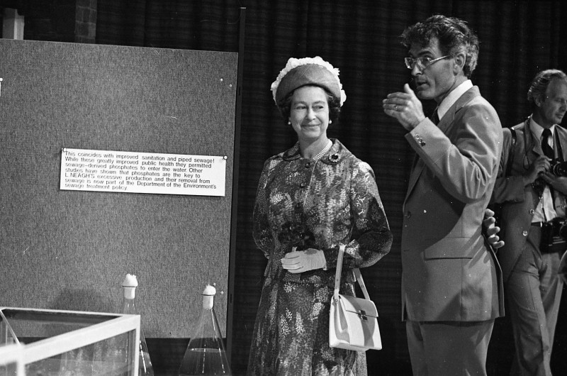 1977, The Queen enjoys a visit to Ulster University, Coleraine.