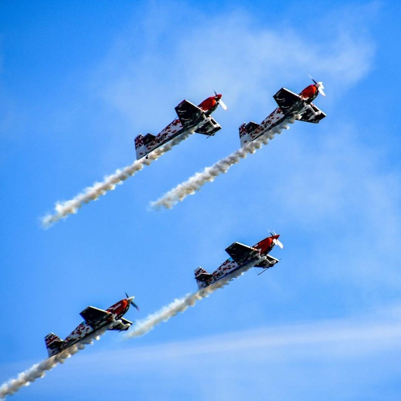 The Global Stars four-ship formation will showcase the best of freestyle flying and gravity defying manoeuvres at Air Waves Portrush on August 31st and September 1st.