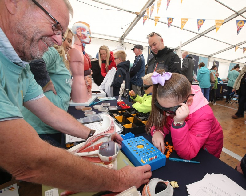 The STEM Village at Air Waves Portrush provides exciting opportunities for young people to enjoy a range of interactive and engaging activities. The event, organised by Causeway Coast and Glens Borough Council, takes place on Saturday 1st September and Sunday 2nd September