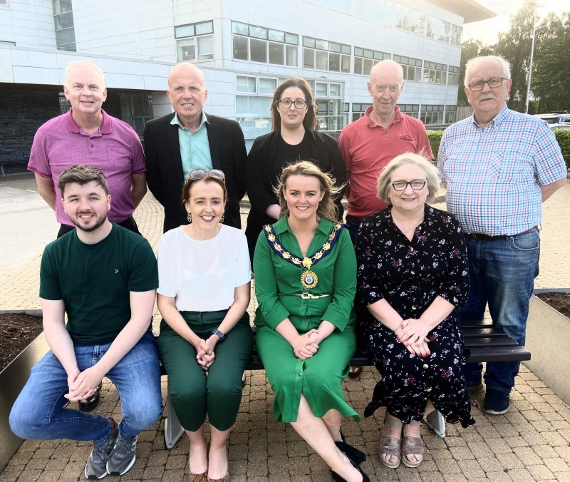 The new Deputy Mayor of Causeway Coast and Glens Borough Council Councillor Councillor Kathleen McGurk pictured with party colleagues after the Annual Meeting on June 7th 2022.