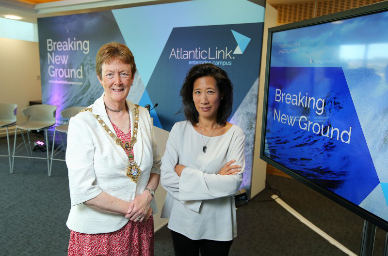 The Mayor of Causeway Coast and Glens Borough Council, Councillor Joan Baird, OBE pictured with Eileen Burbidge, OBE at the official launch on Tuesday 20th June.