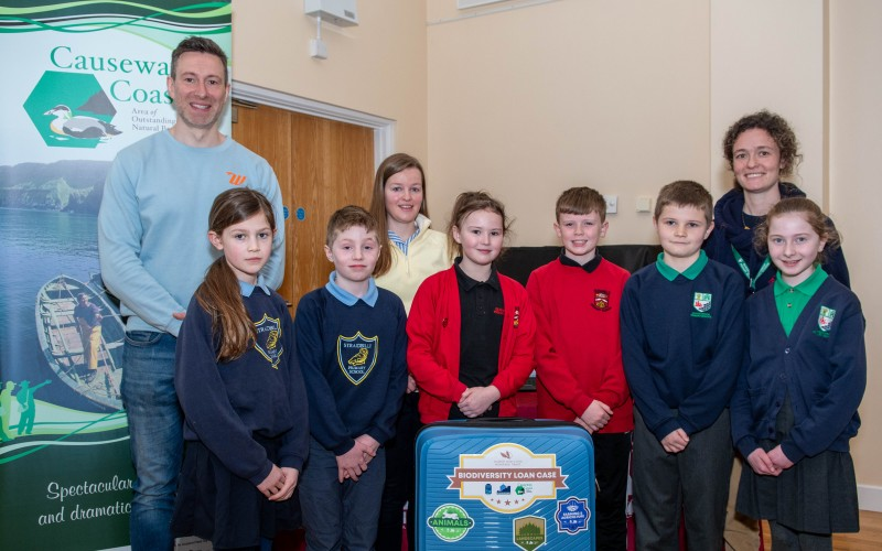 The Key Stage 2 Biodiversity Educational Resource was launched at an event hosted in Portballintrae Village Hall.