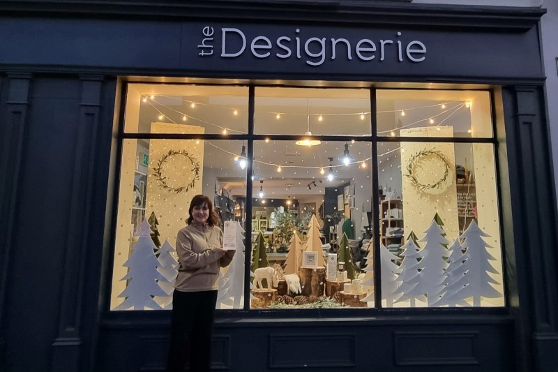 The Designerie’s winning festive window dressings