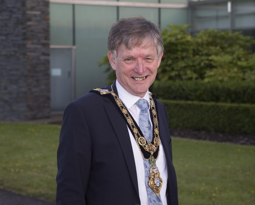 The new Mayor of Causeway Coast and Glens Borough Council Alderman Mark Fielding.