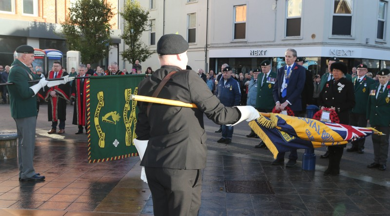 An Armistice Day service was held at Coleraine War Memorial.