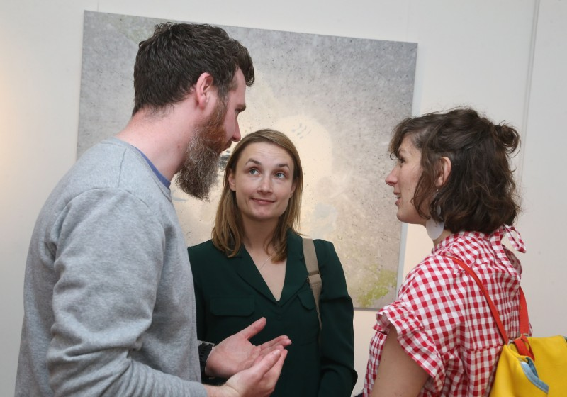 Pictured at the Over Nature exhibition at Roe Valley Arts and Cultural Centre in Limavady.