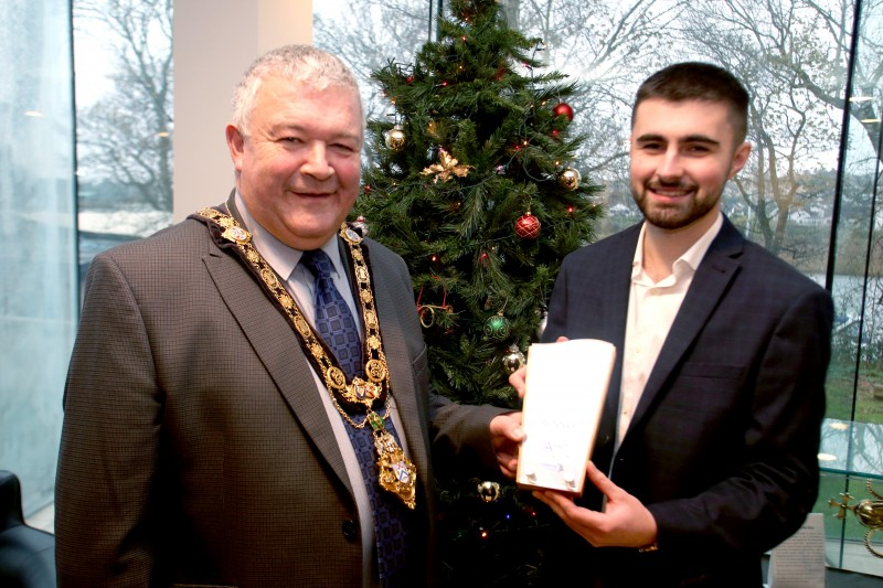 Adam Wallace from Enterprise Causeway, winner of the Graduate of the Year at the recent Causeway Chamber People Awards.