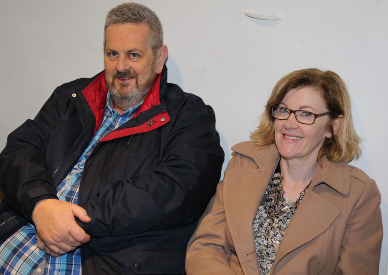James McCurdy and Annette Hennessy pictured at the event held to mark the seasonal reopening of Ballycastle Museum.