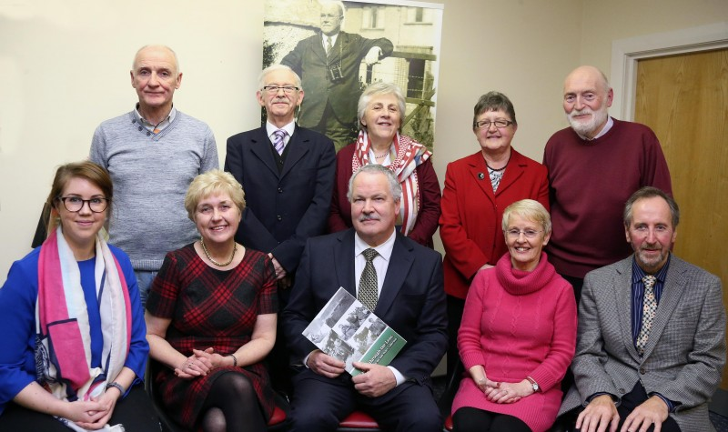 . Members of the Causeway Yarnspinners storytelling group pictured with Gordon Craig and Sarah Carson from Causeway Coast and Glens Borough Council’s Museum Service at the evening of poetry, song and stories in Kilrea Town Hall