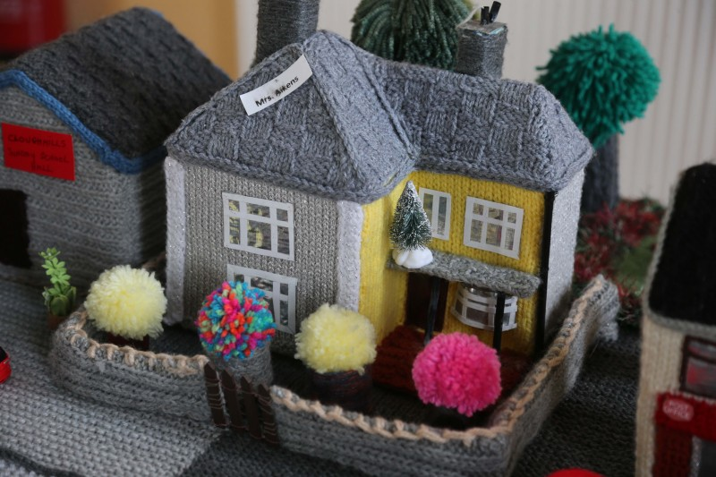 Cloughmills Crochet Group recently created a crochet version of Cloughmills in aid of Macmillan Cancer Support.