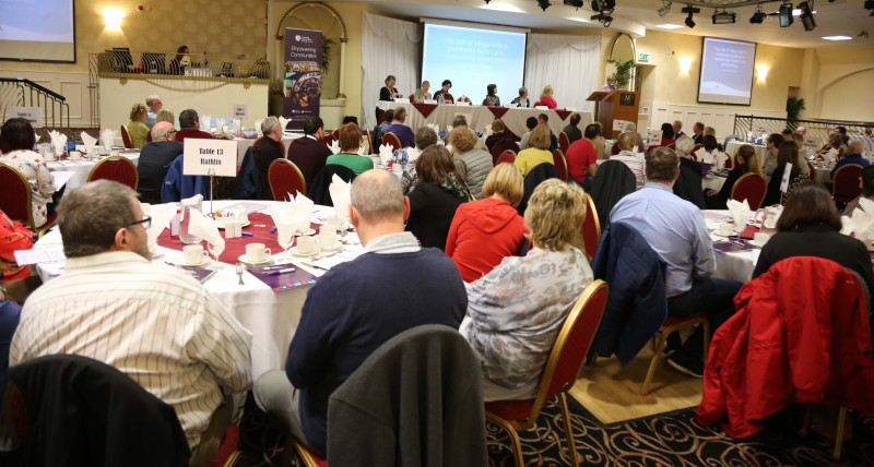 A selection of the large crowd who attended the Community Centres Conference.