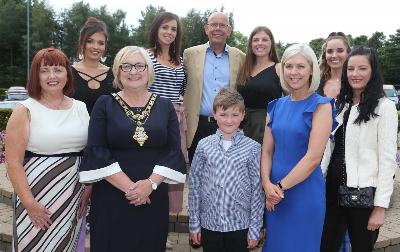 The Mayor of Causeway Coast and Glens Borough Council, Councillor Brenda Chivers pictured with Dental Hygienist of the Year Joanne Cregan and her colleagues from Waterside Dental in Coleraine.
