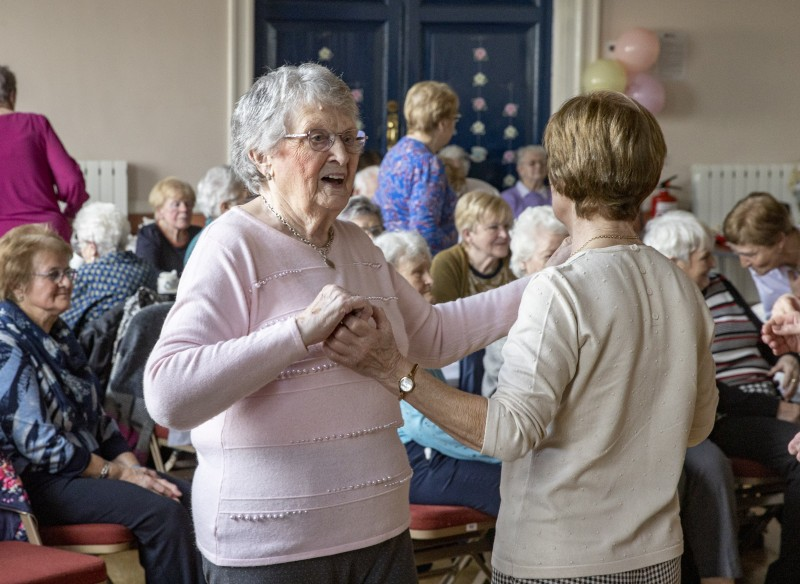 Pictured on the dance floor during the Tea Dance in Ballymoney Town Hall.