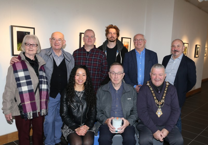 The Mayor of Causeway Coast and Glens Borough Council, Councillor Ivor Wallace, pictured with entrants of the competition
