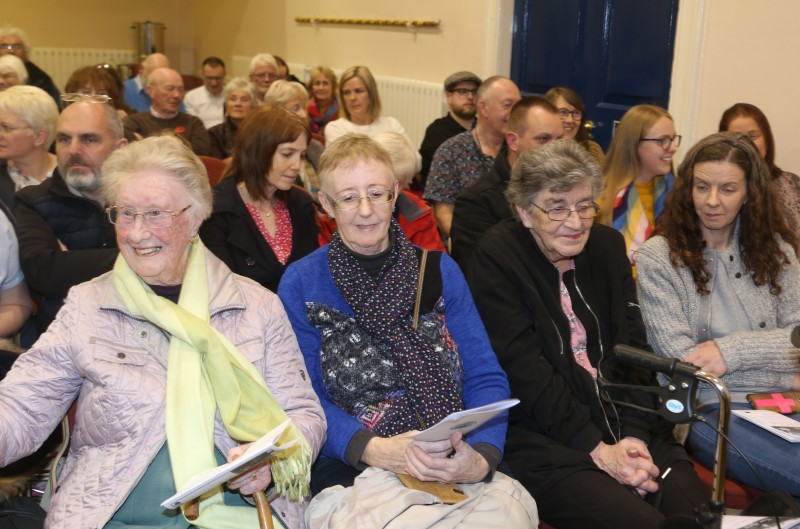 Some of those who attended the concert in Ballymoney Town Hall organised by Causeway Coast and Glens Borough Council Museum Services.