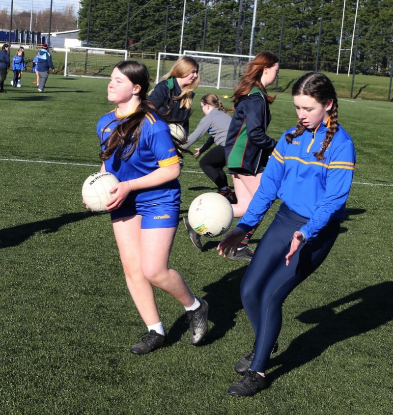 Pupils from Loreto College, Coleraine Grammar and North Coast Integrated got involved in the Different Ball Same Goal project