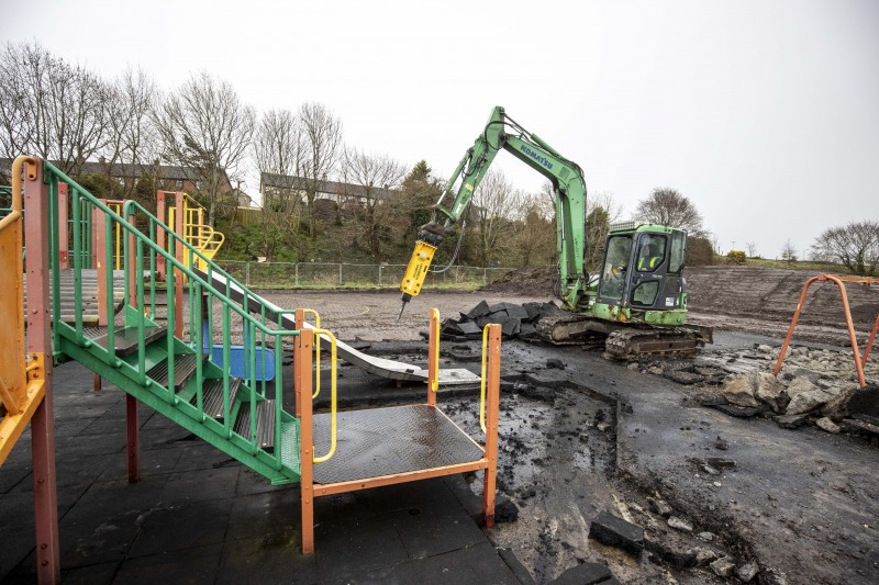 The existing play park at Roemills Playing Fields in Limavady will be demolished to make way for a new accessible play park in a project carried out by Causeway Coast and Glens Borough Council.