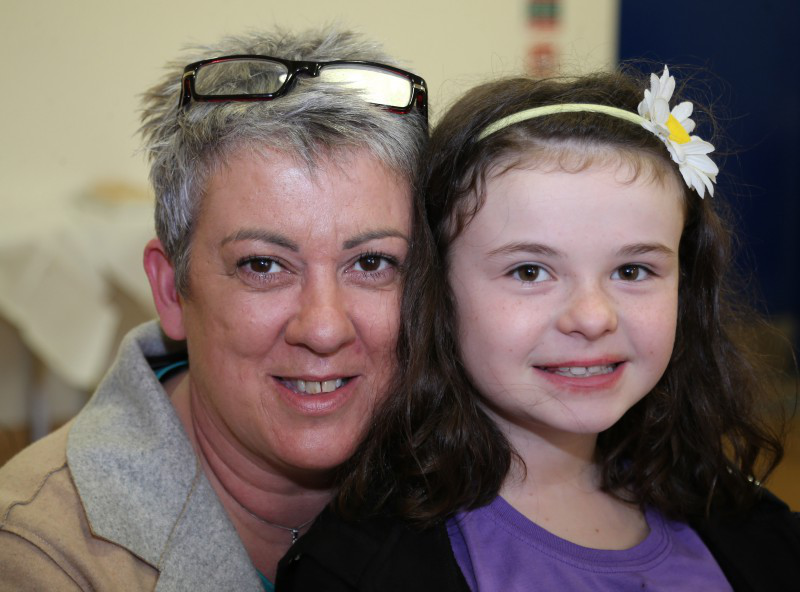 Dympna Magee pictured with her daughter Roisin at the reception.