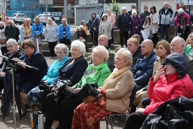 A service was held outside Coleraine Leisure Centre on Sunday 12th June to remember the 49th anniversary of the Coleraine bomb.