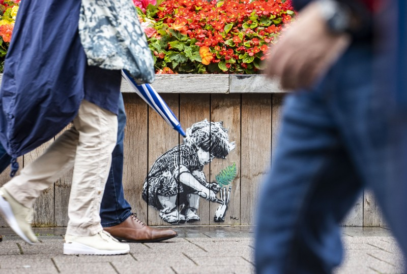 Visitors to Coleraine will see the new street art throughout the town centre.