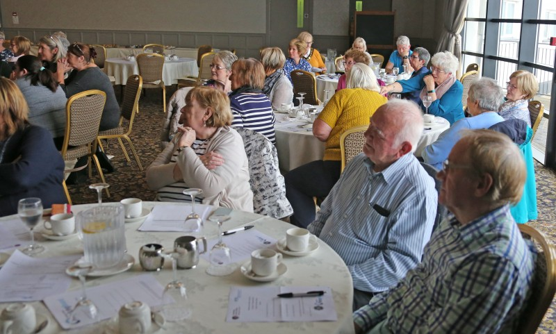 Some of those who attended the Neighbourhood Watch conference in The Royal Court, Hotel in Portrush.