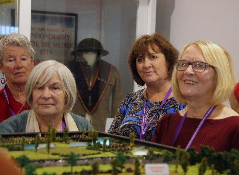 Pictured at the visit to Limavady Orange Heritage Centre which provided an insight into the Orange culture for participants from varying backgrounds.
