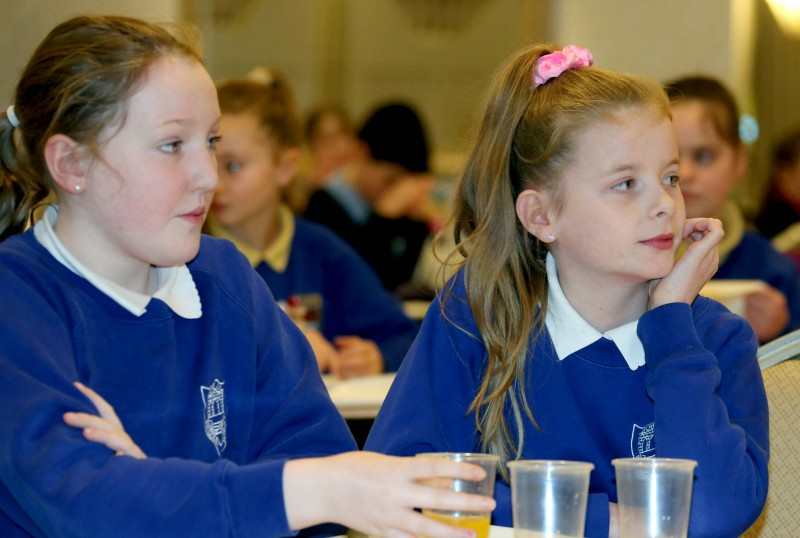 Pictured at the Causeway Coast and Glens heat of the Northern Ireland Primary School Road Safety Quiz.