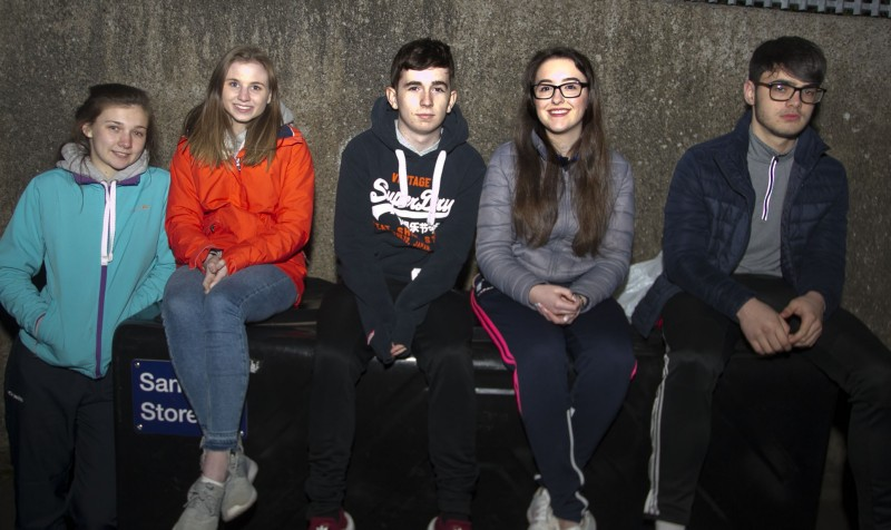 Young people who took part in the road safety initiative organised by Causeway Coast and Glens Policing and Community Safety Partnership and the PSNI.