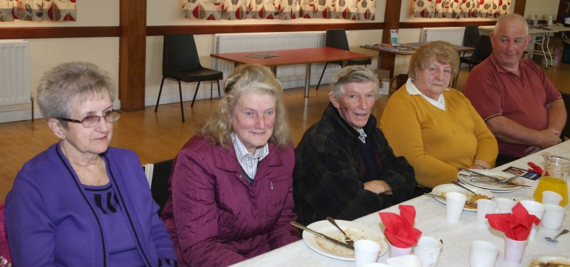 Some of those who attended the Aging Well event in Ballymoney.