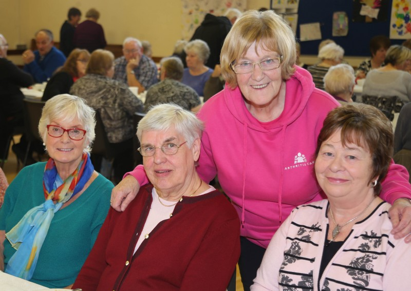 Ann Philips, Isobel Dunlop, Marie Mitchell and Betty Curie pictured at the Aging Well event.