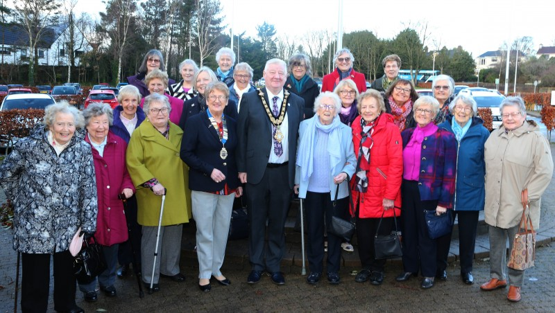 The Mayor of Causeway Coast and Glens, Councillor Steven Callaghan hosted members of Portrush Women’s Institute at Cloonavin to mark their 70th anniversary.