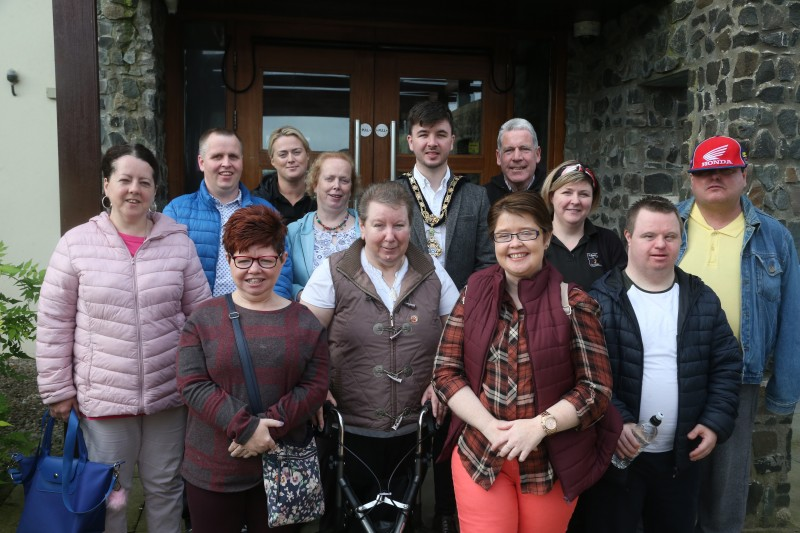 Members of Glenshane Care Association pictured attending the screening of ‘The Quiet Man’ at Flowerfield Arts Centre in Portstewart with the Mayor of Causeway Coast and Glens Borough Council Councillor Sean Bateson.
