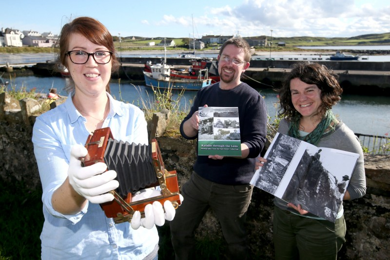 Sarah Carson and Nic Wright from Causeway Coast and Glens Borough Council's Museums Service pictured with Bryonie Reid.