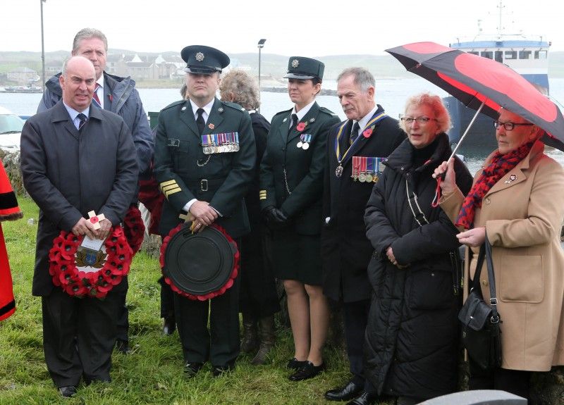 Remembrance Service on Rathlin Island