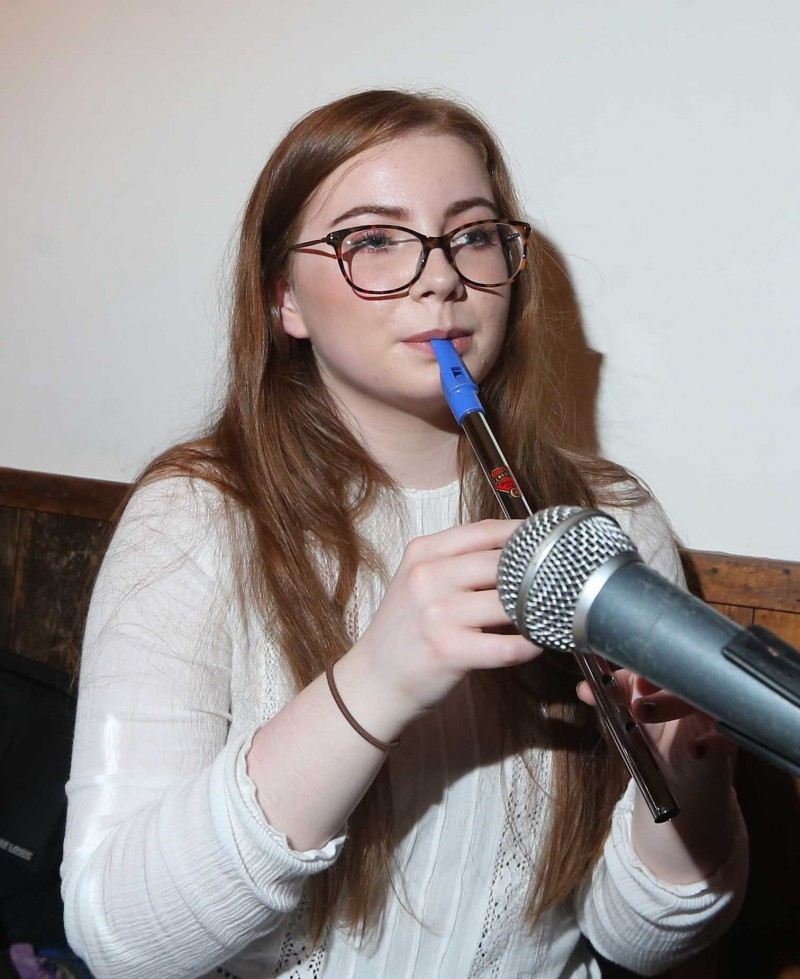 Young musician Deirdre McGrory pictured in Harry’s Shack during Causeway Coast and Glens Restaurant Week.