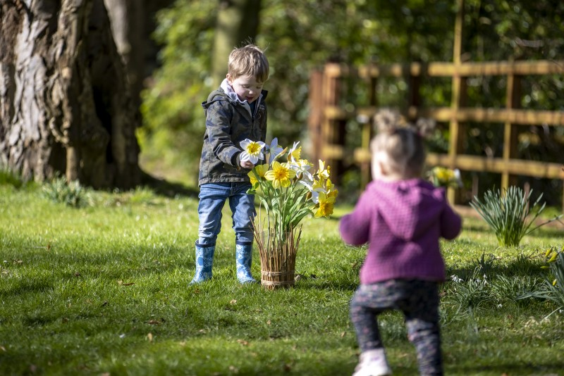 Spring is in the air for Tyler and Mackenzie as they explore this daffodil patch in Ballymoney. The town is looking forward to hosting its annual Spring Fair on Friday 21st and Saturday 22nd April 2023.