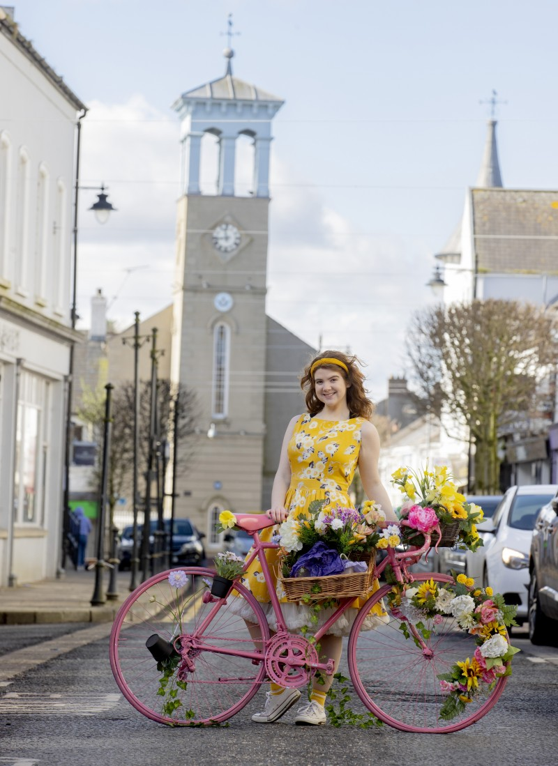 Rebekah Stewart pictured in Church Street, Ballymoney which will be one of the entertainment focal points during Ballymoney Spring Fair.
