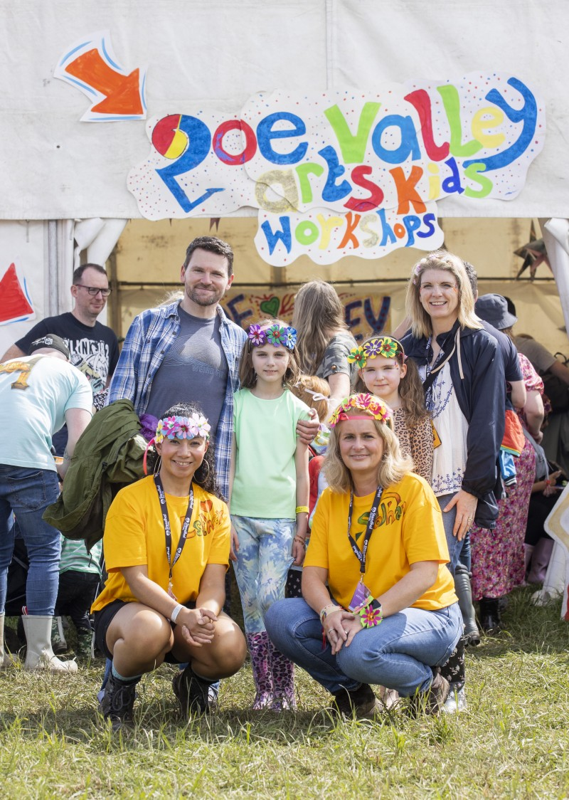 Roe Valley Arts and Cultural Centre collaborated on Limavady’s Stendhal Festival bringing a packed day of free creative workshops and dance fun to families.