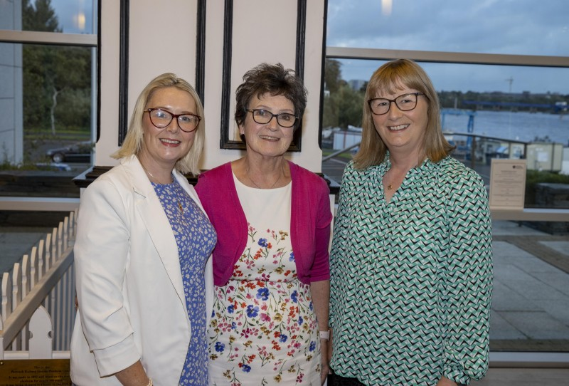 Meave McGreevey, Maria McLaughlin and Jane Thompsom pictured in Cloonavin at a reception for St Vincent de Paul volunteers.