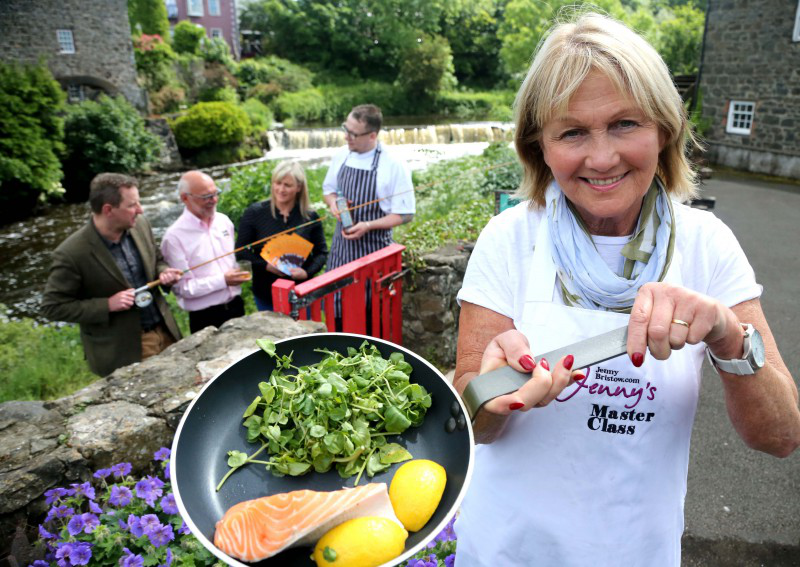 Jenny Bristow will bring her unique style to the cookery theatre at the Bushmills Salmon and Whiskey Festival.