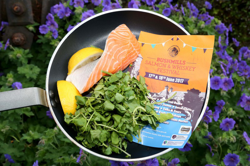 Bushmills Salmon and Whiskey Festival, a two-day festival celebration, takes place from June 17 – June 18th.