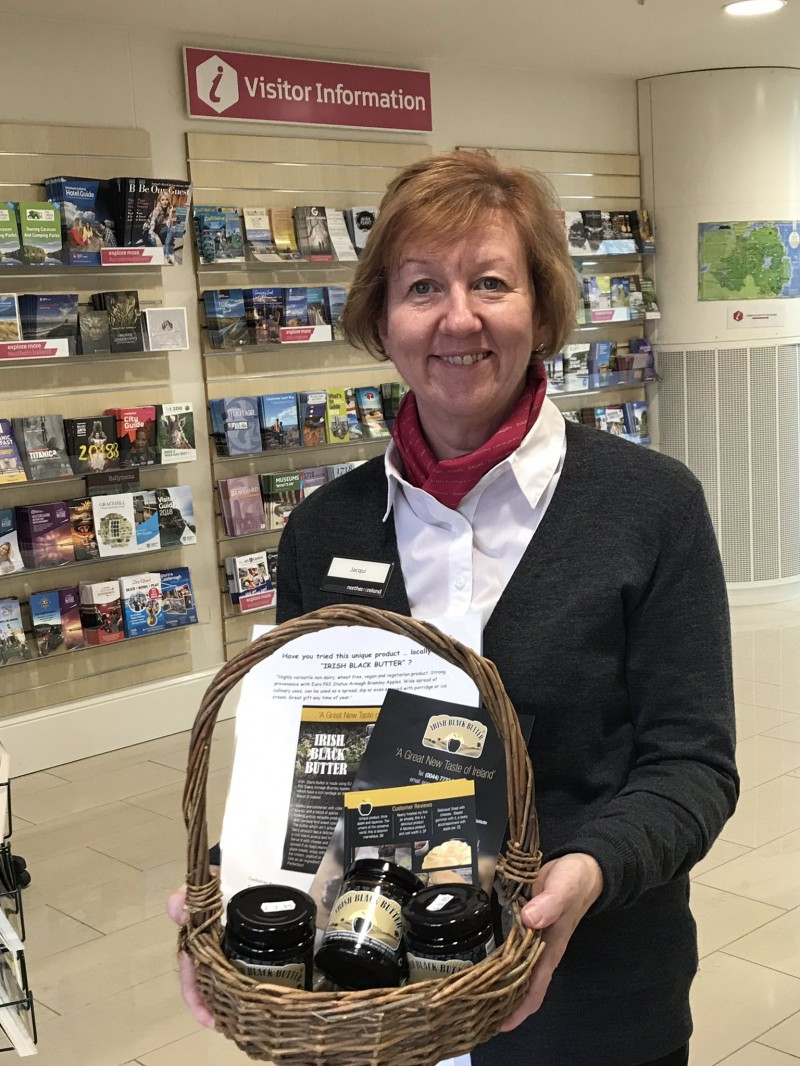 Ballycastle Visitor Information Centre staff member Jacqui O’Kelly.