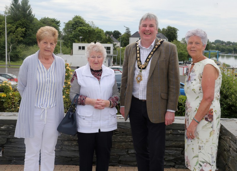 Volunteers from the Ballymoney Arthritis Group pictured at Cloonavin with the Mayor of Causeway Coast and Glens Borough Council Councillor Richard Holmes.