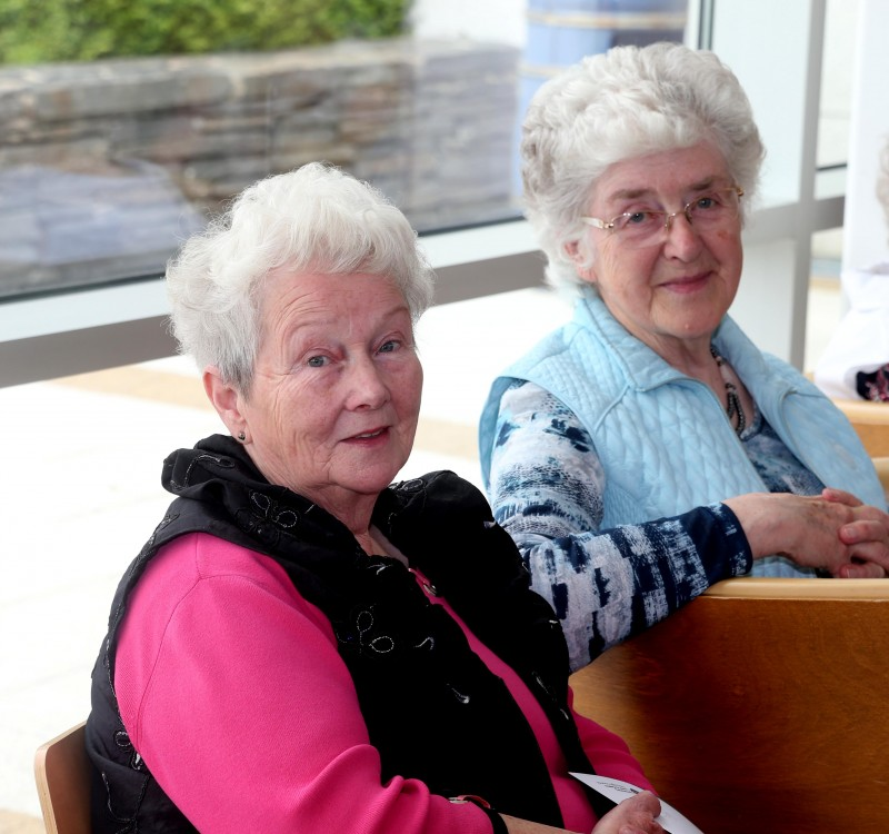 Elizabeth White and Jean Simpson from Ramoan Friendship Group pictured at the reception for volunteers held in Cloonavin during Volunteers Week.
