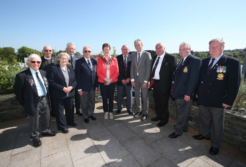 The Mayor of Causeway Coast and Glens Borough Council Councillor Joan Baird OBE pictured some of those who attended the civic reception.